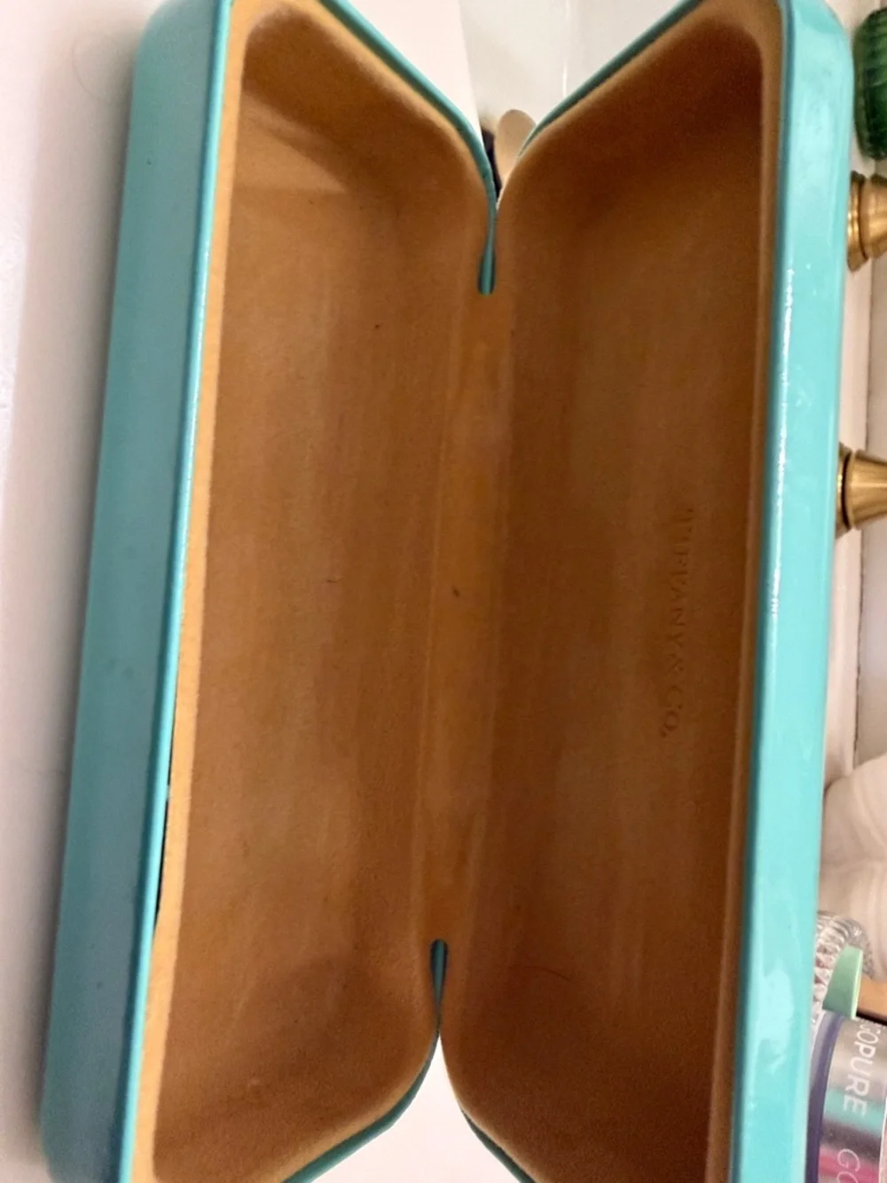 Tiffany & Co. Blue Eyeglass Case
